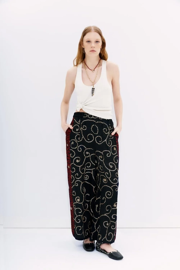 pantalon mostaza saree rock