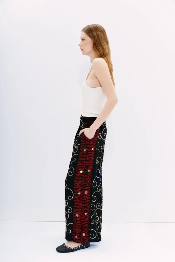 pantalon mostaza saree rock