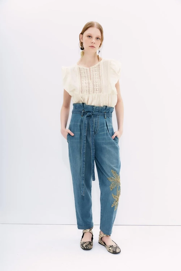 pantalon denim palms