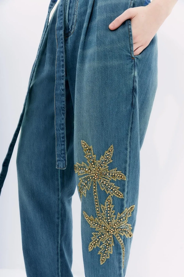 pantalon denim palms