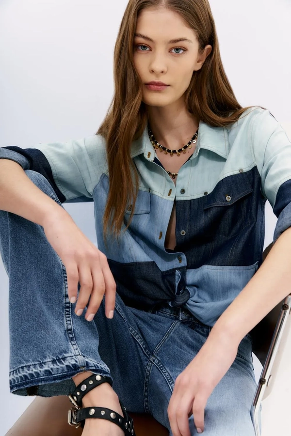 camisa patchwork