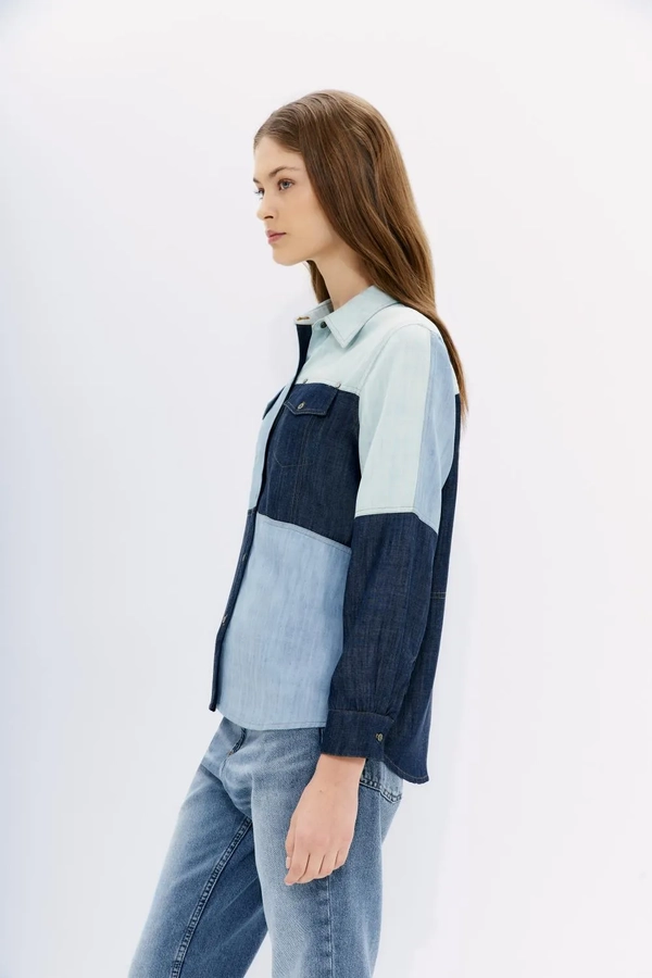 camisa patchwork