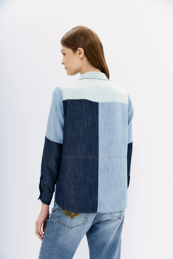 camisa patchwork