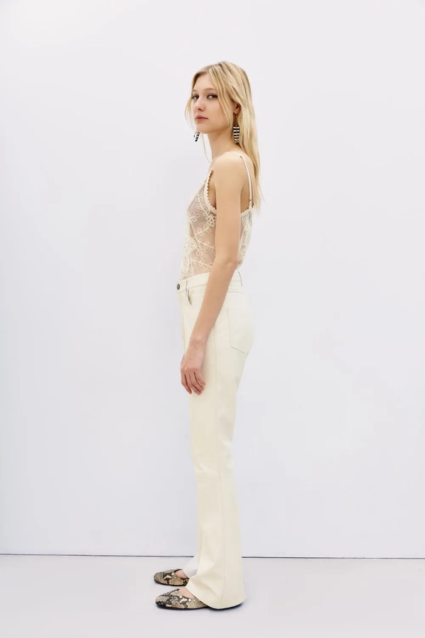 pantalon oxford cuero