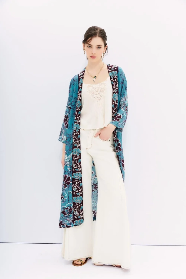 kimono zinnia lotus
