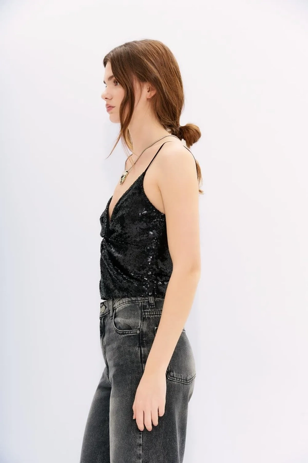 musculosa glam shinny
