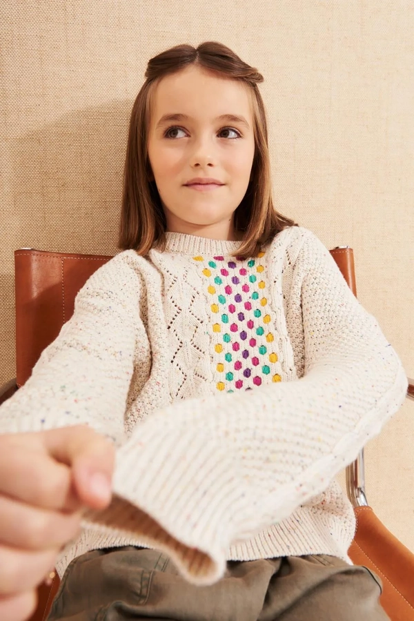 sweater pointelle new girls