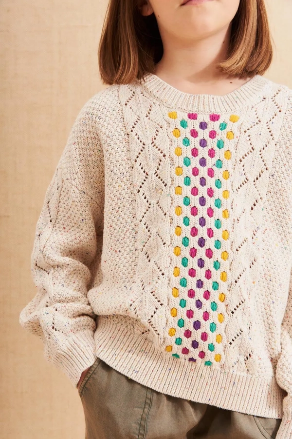 sweater pointelle new girls