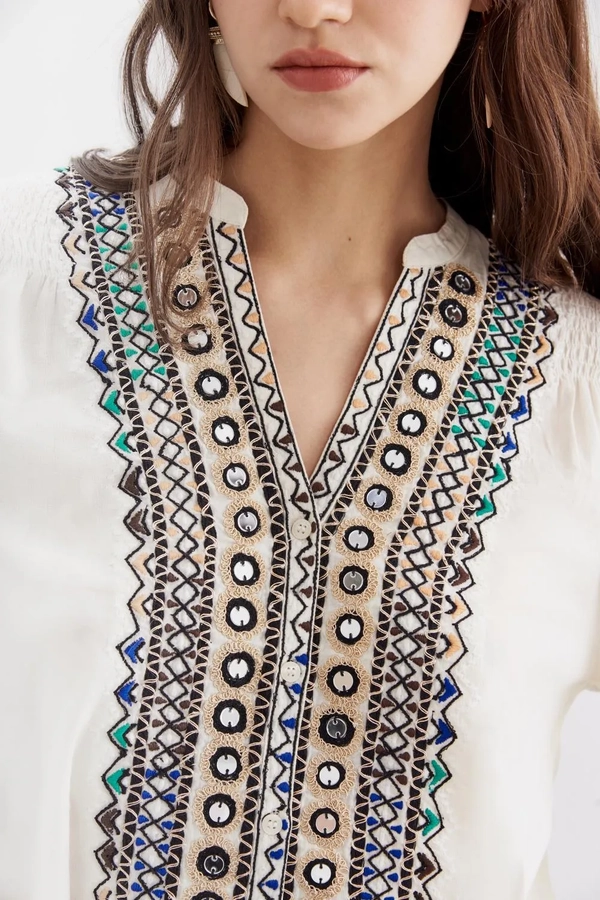 camisa amalita blossom