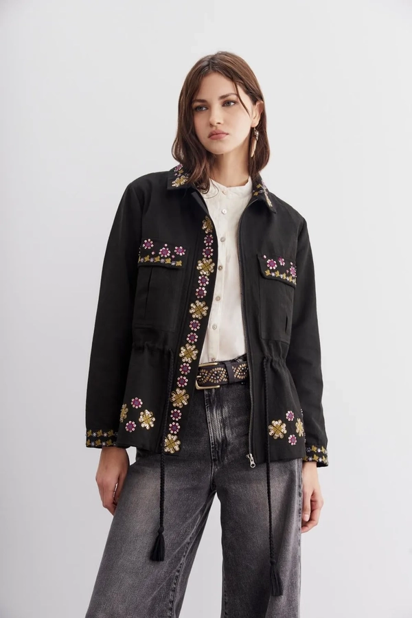 campera army sequins