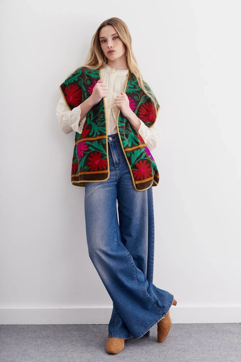 chaleco dupatta
