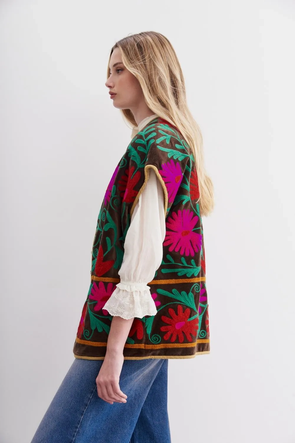 chaleco dupatta