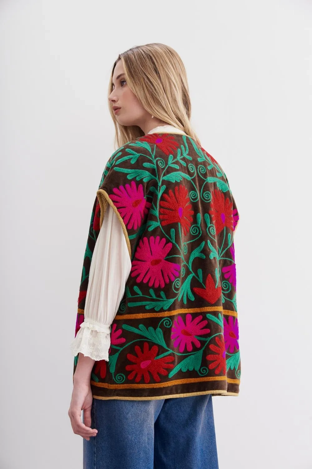chaleco dupatta
