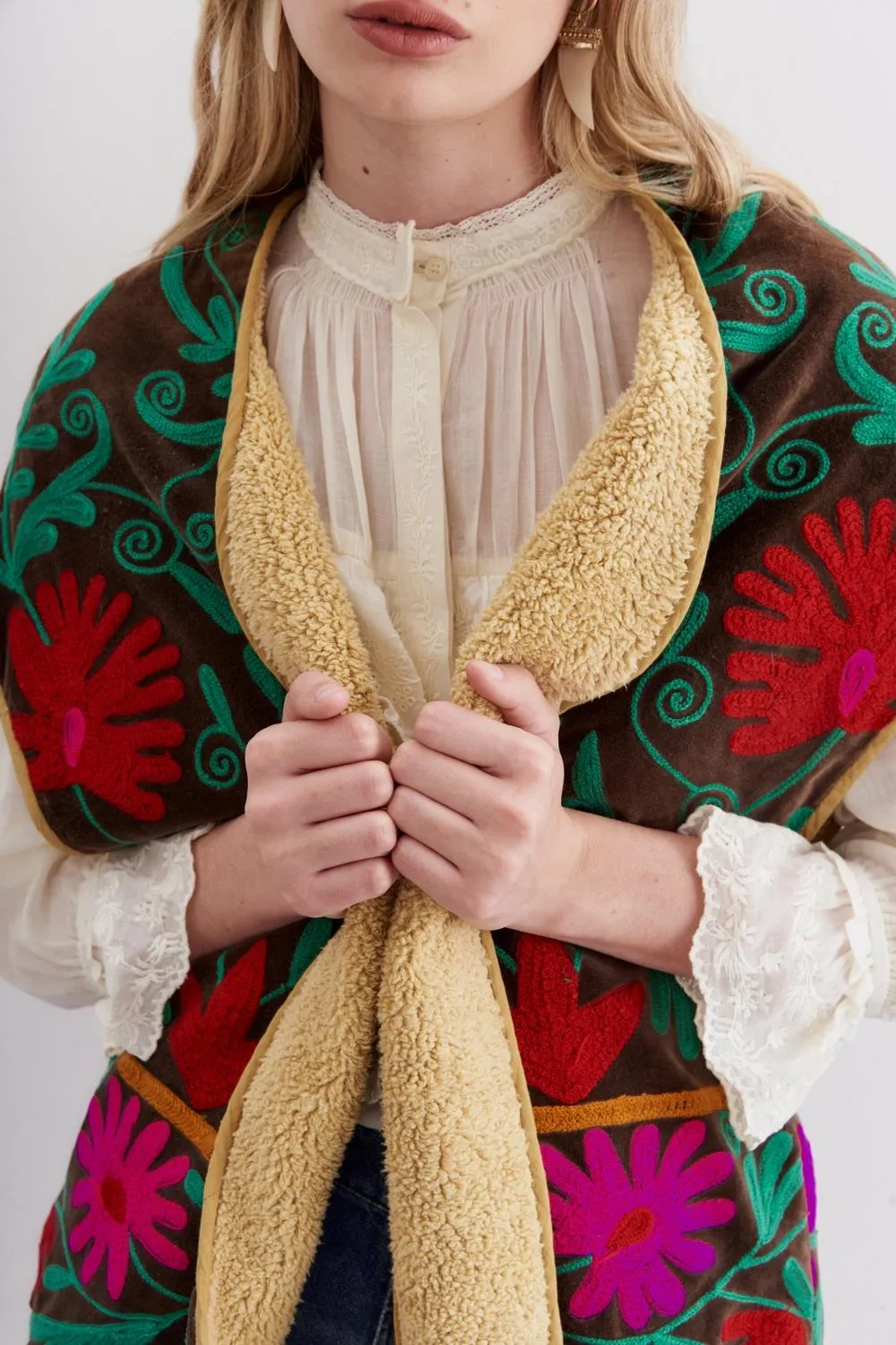 chaleco dupatta