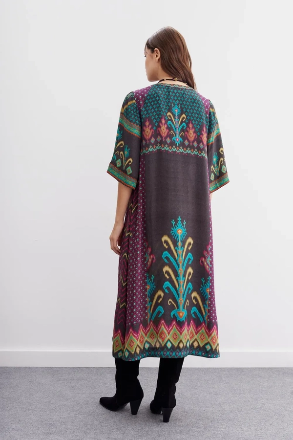 vestido olien ikat