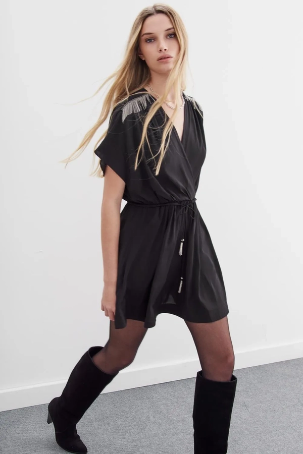 vestido angie chain