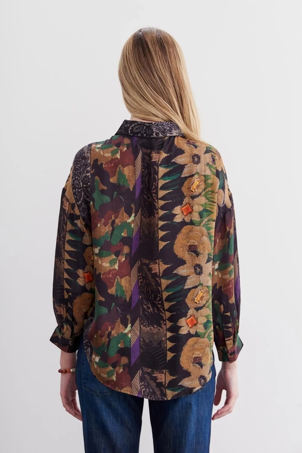 camisa rainbow boheme