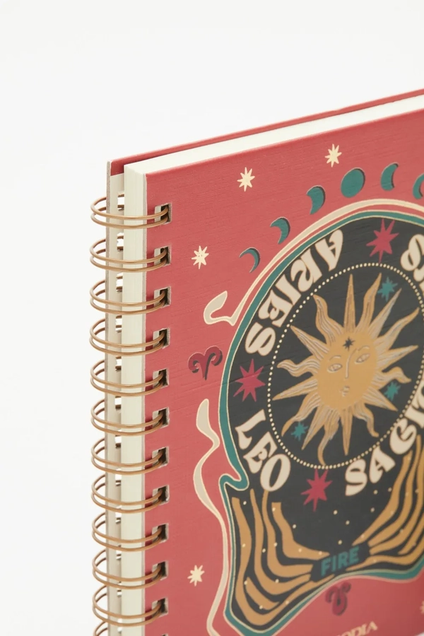 cuaderno elementos fuego