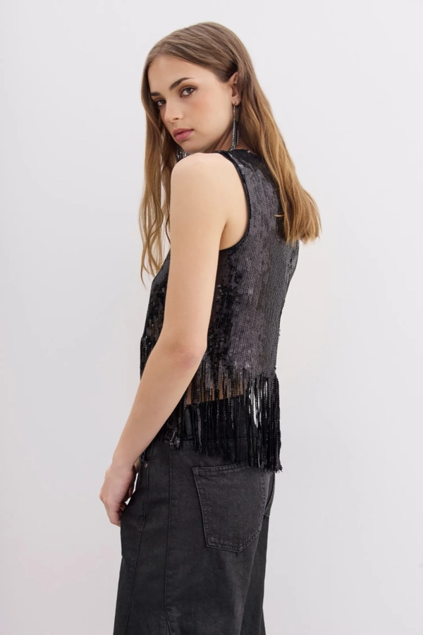 top frills sequins