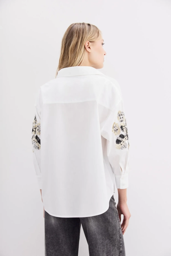 camisa elodie sunflower