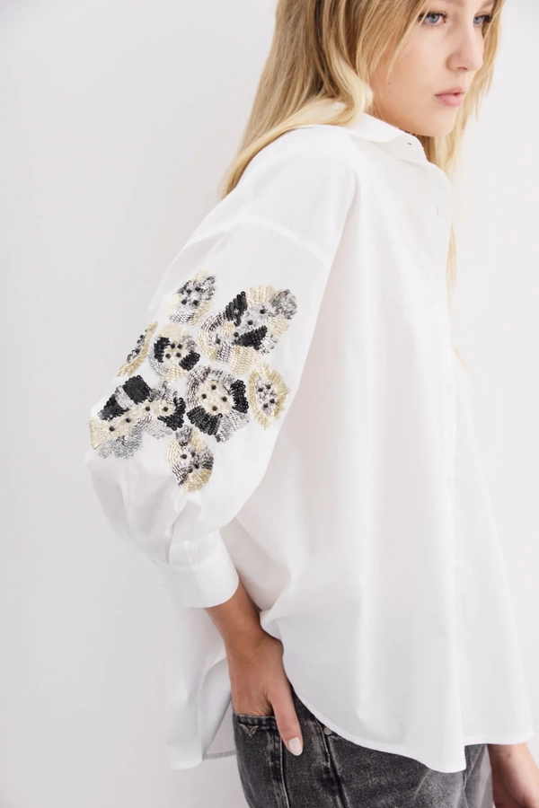 camisa elodie sunflower