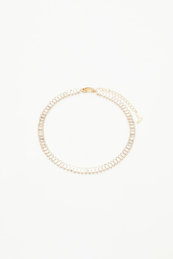 collar fancy strass