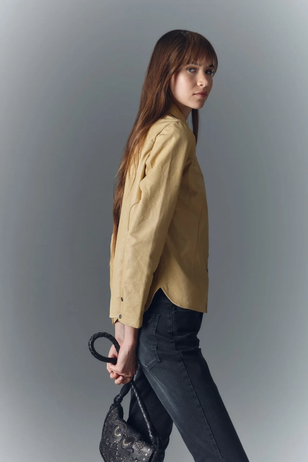 camisa bellota soft cuero