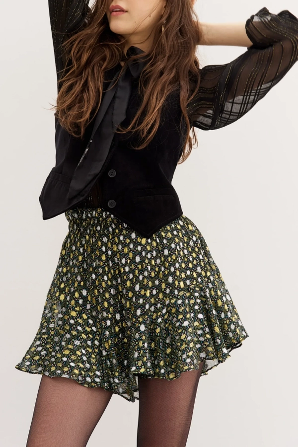 falda ambar mini ikat