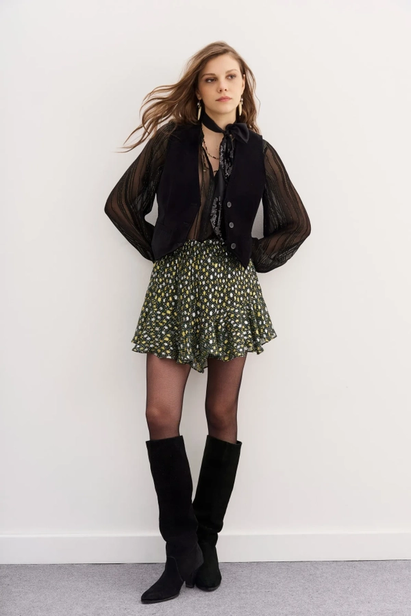 falda ambar mini ikat