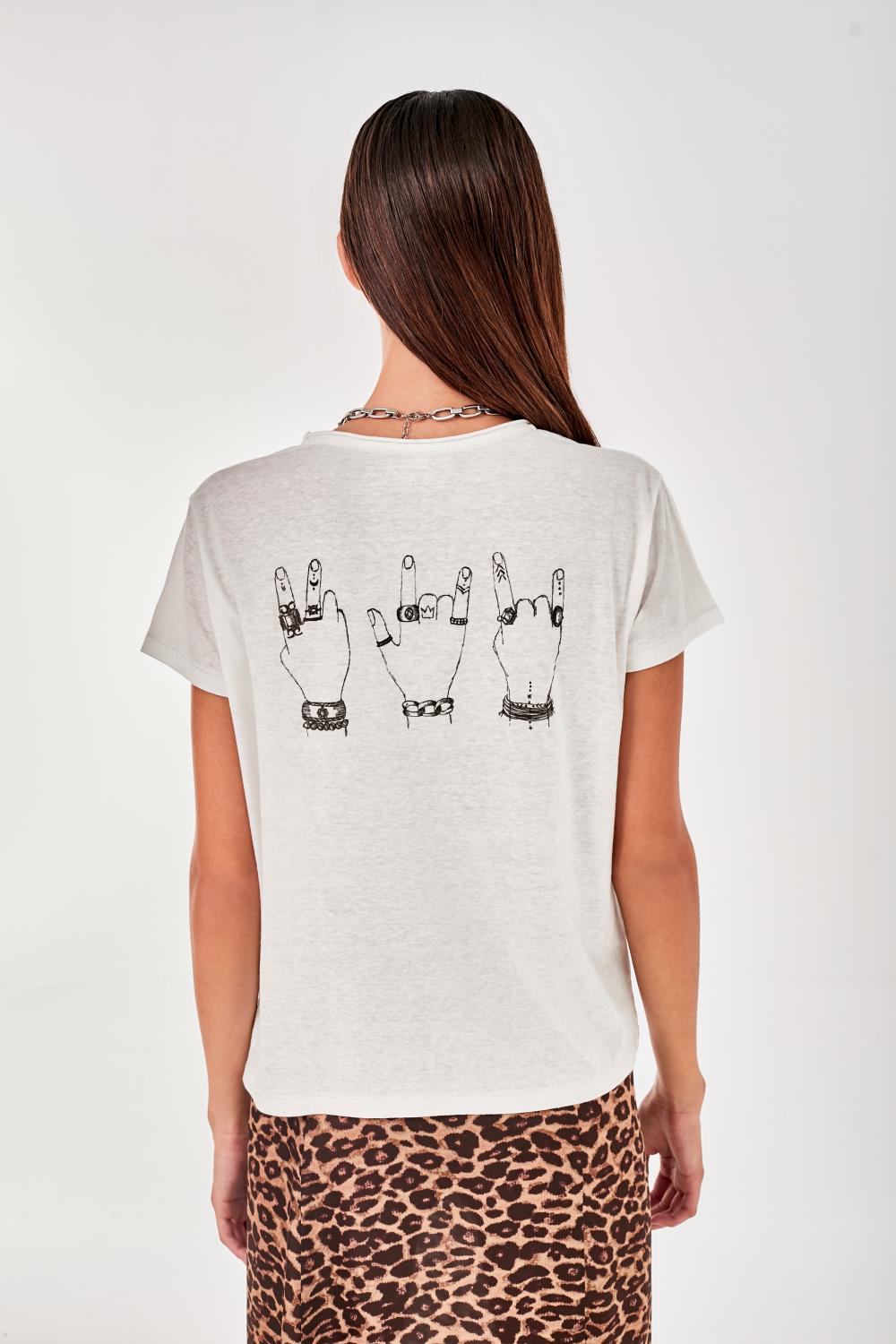Remera Reagge Hands