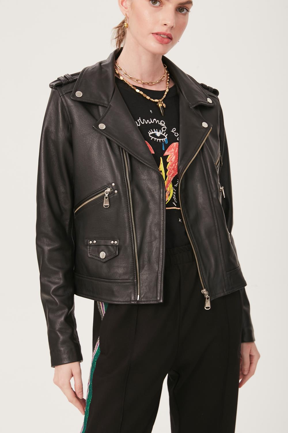 Campera Choff Cuero
