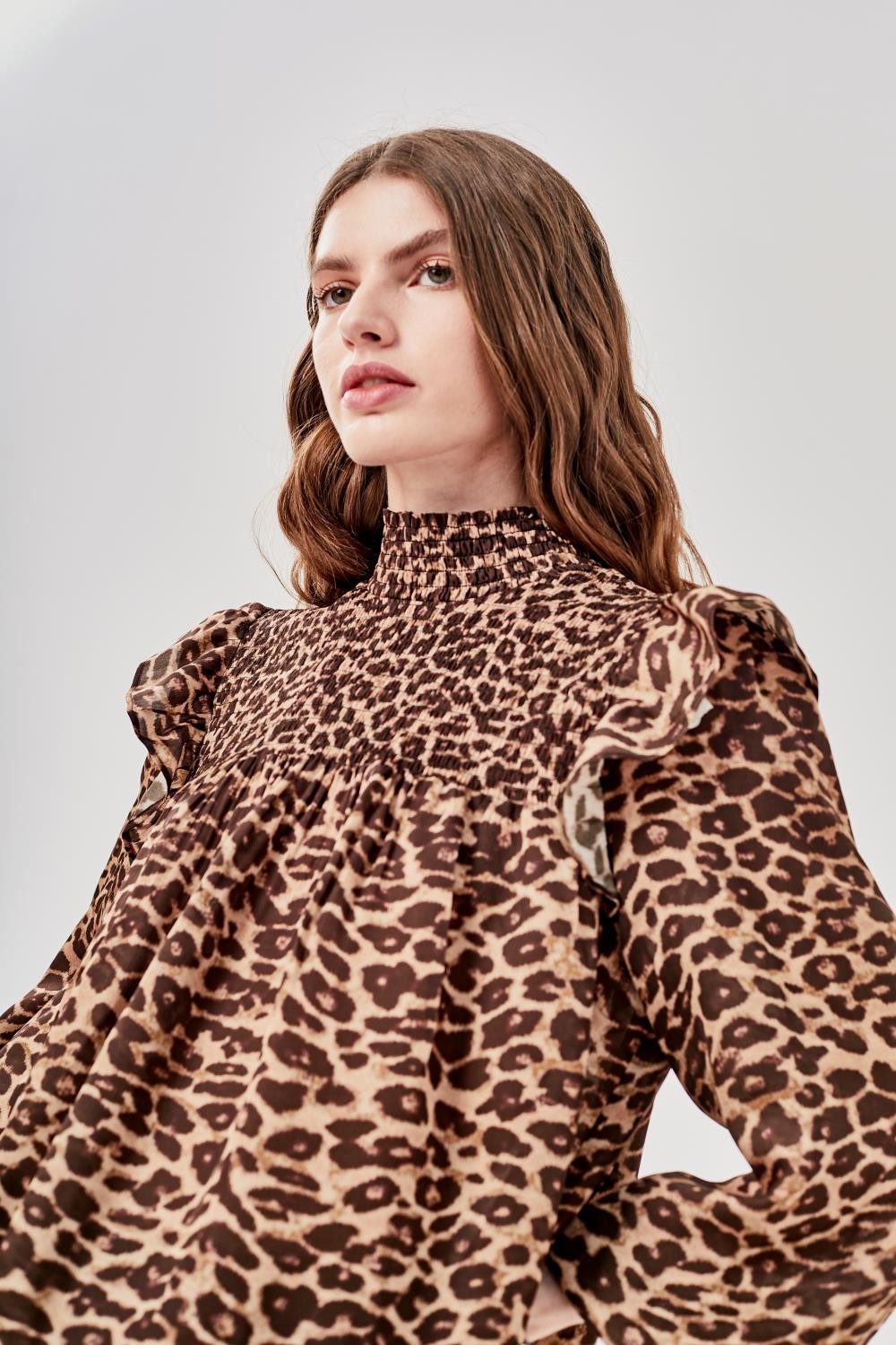 Camisa Amedee Leopard