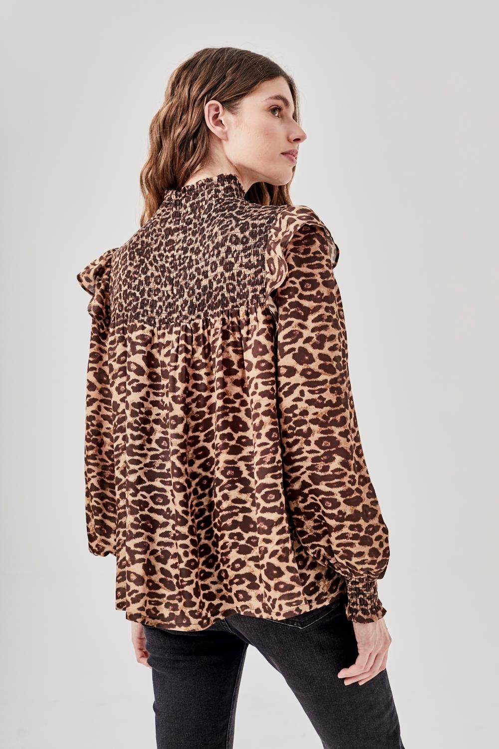 Camisa Amedee Leopard