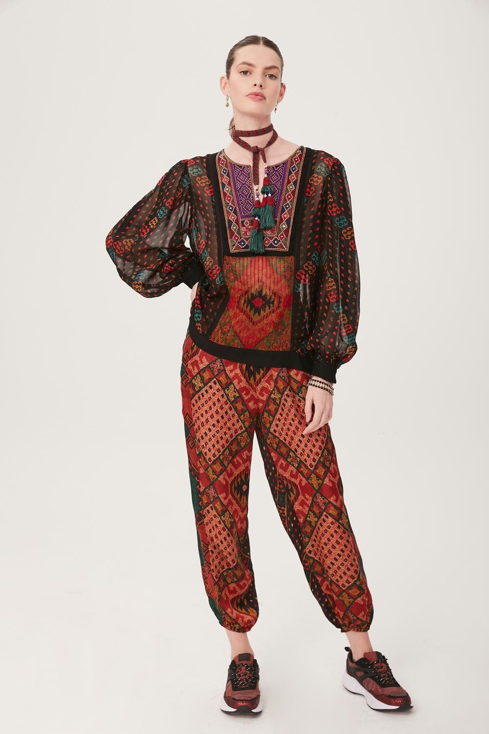Camisa Gandha Ani Print