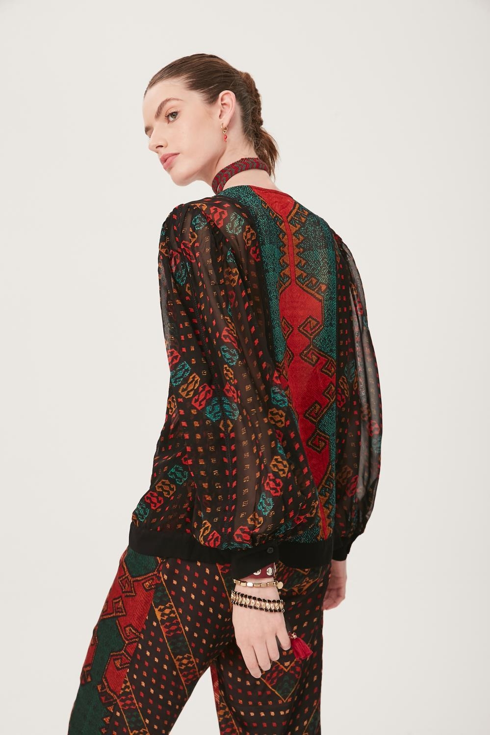 Camisa Gandha Ani Print