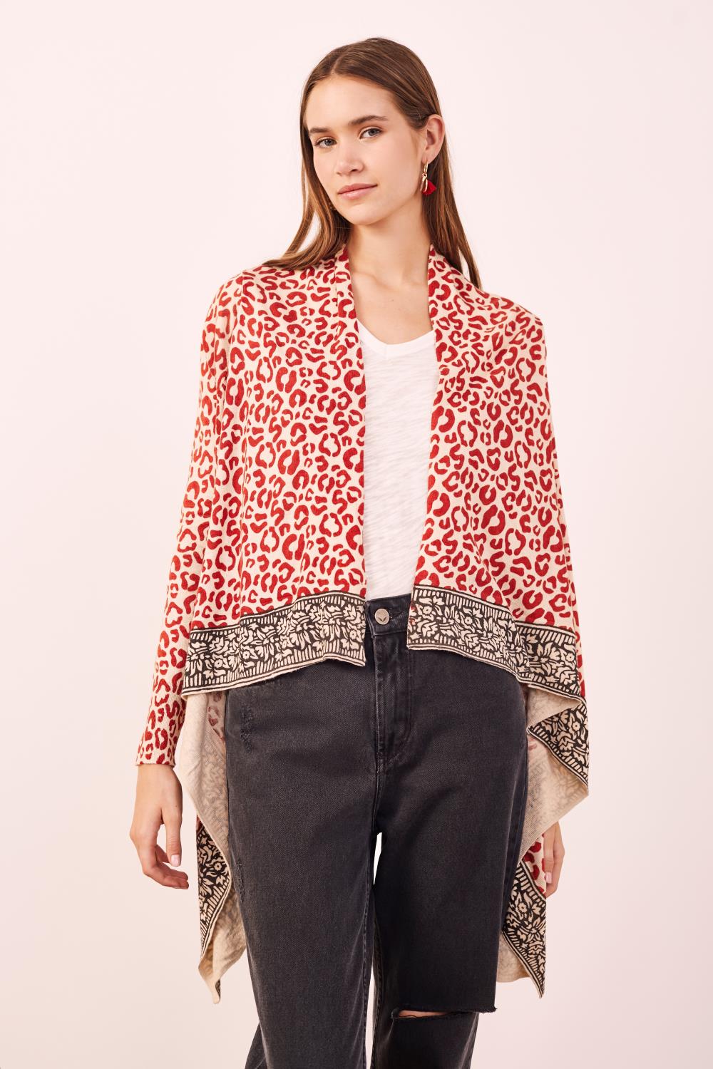Animal cardigan shop