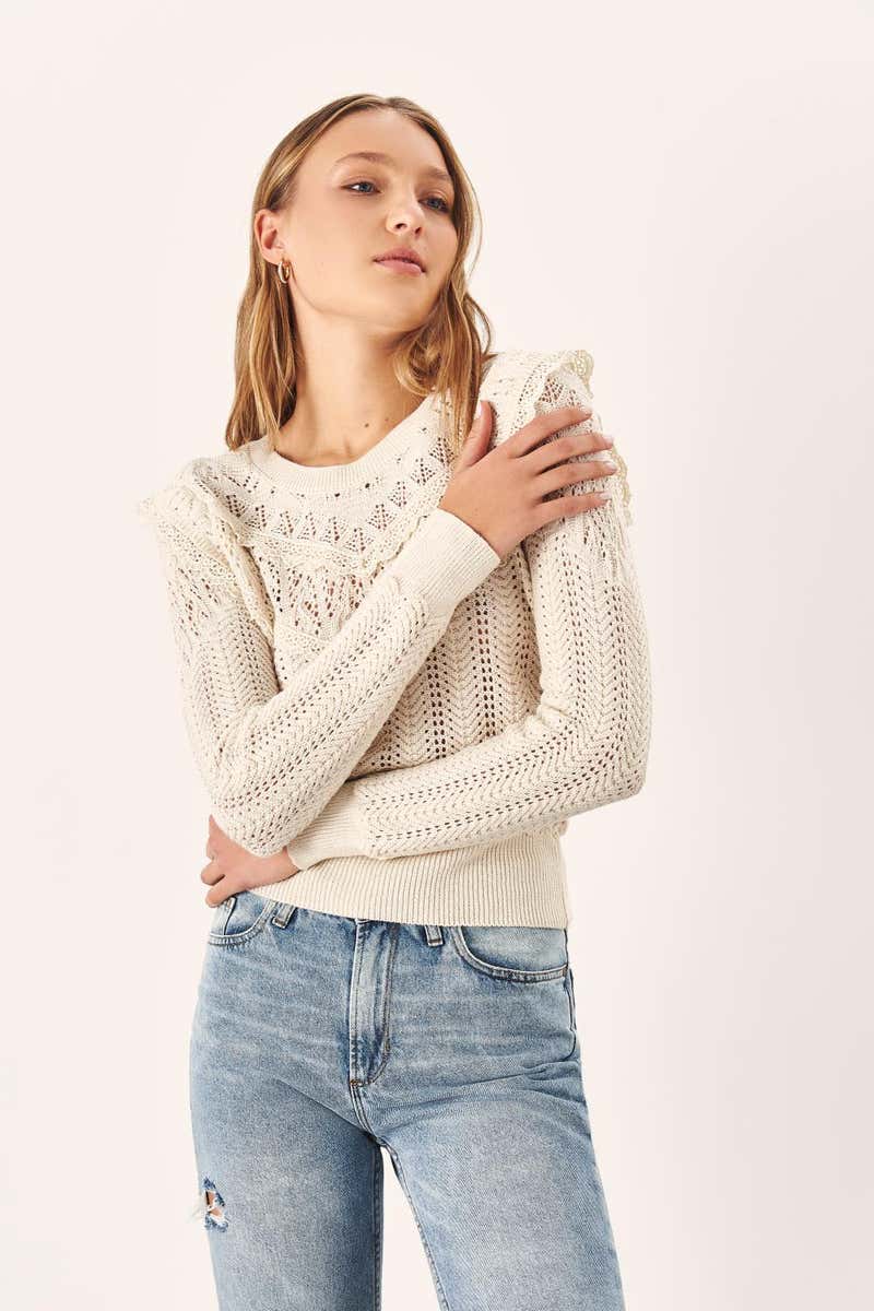 Sweater Lace Frills