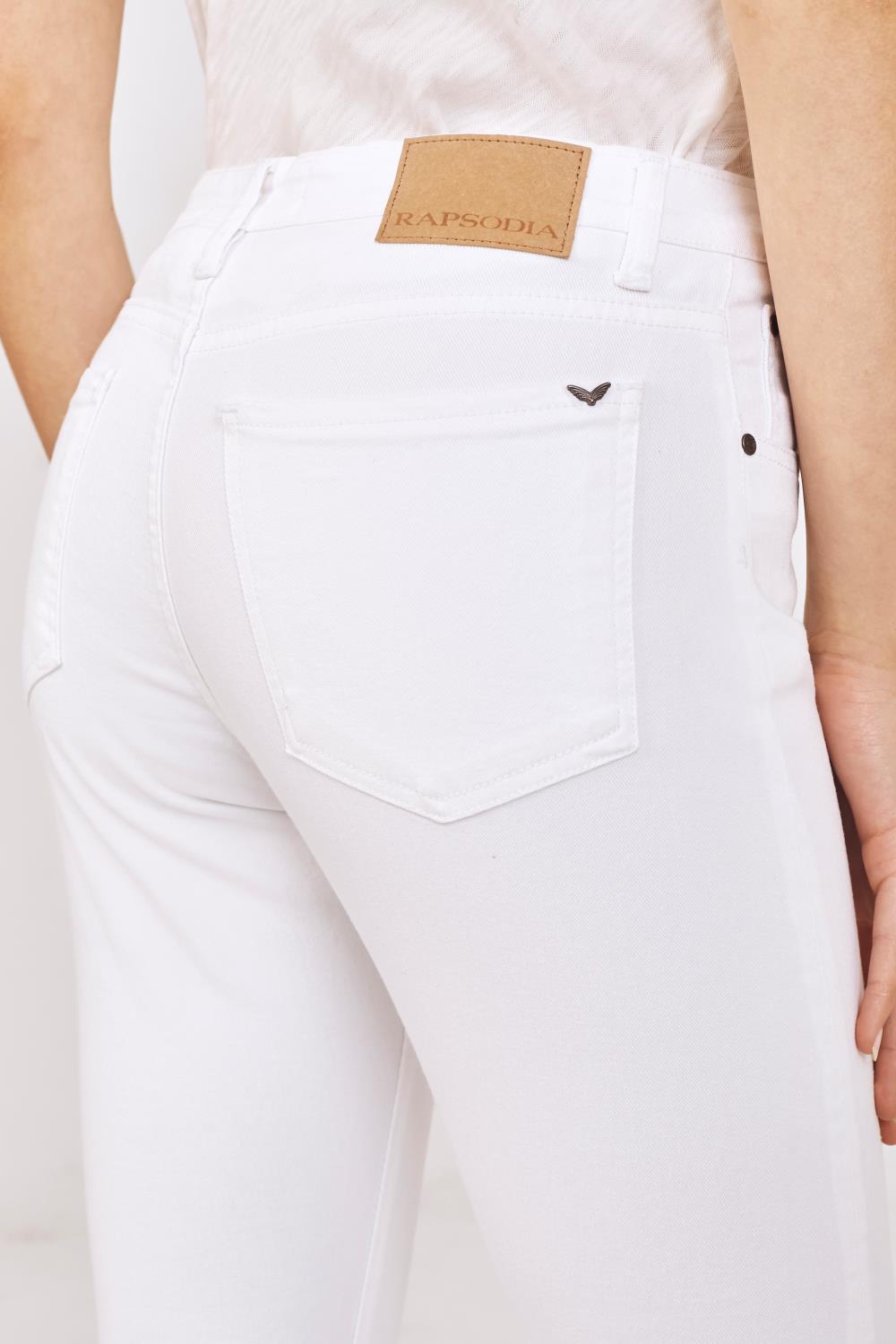 Jean Straight High Rise Whity