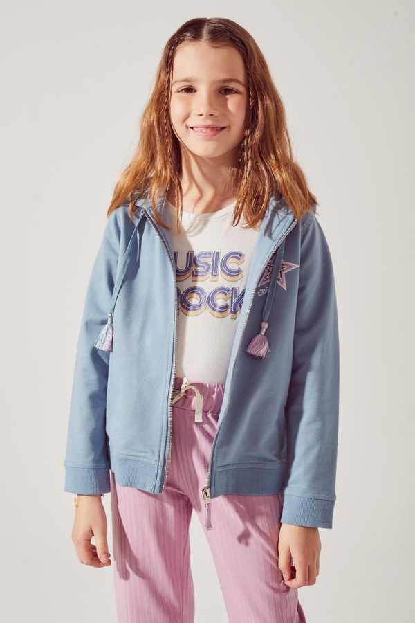 Buzo Patch Hoodie Girls