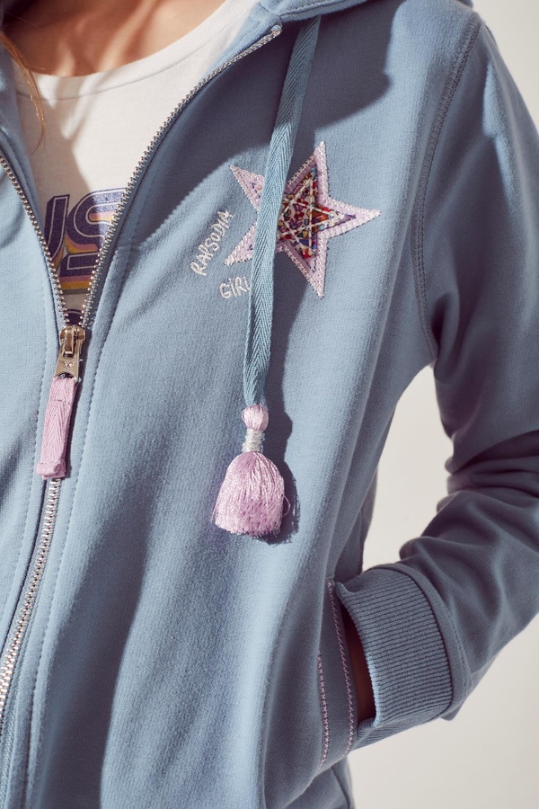 Buzo Patch Hoodie Girls