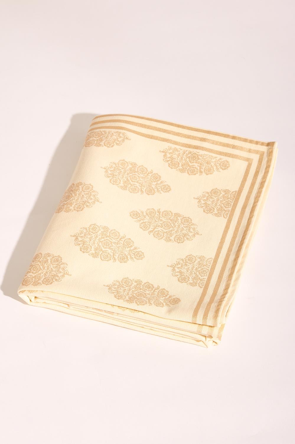 Mantel Block Gold Print 170X300