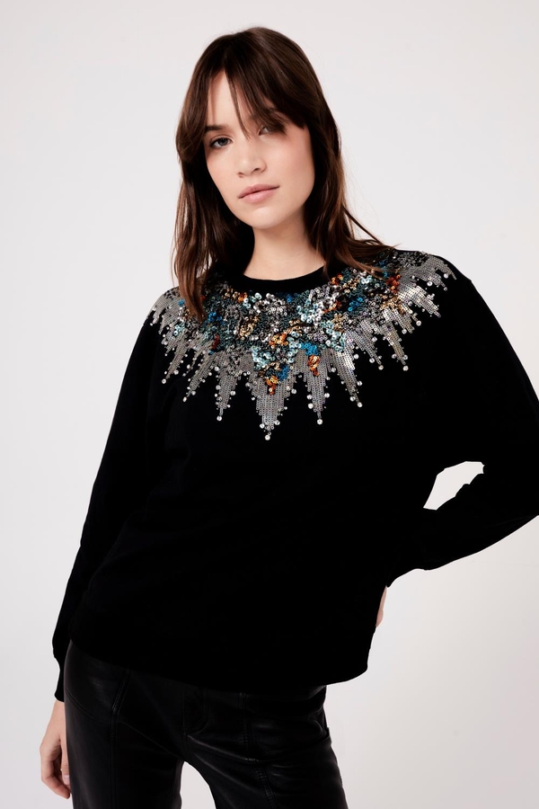 buzo tamano sequins