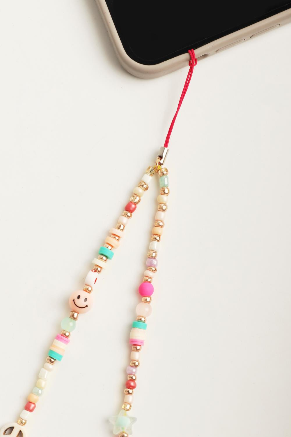 Collar phone smile girls