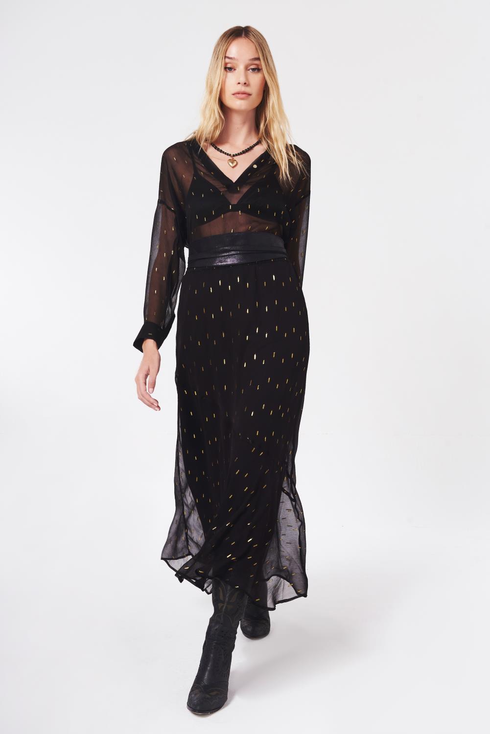 pollera minina lurex