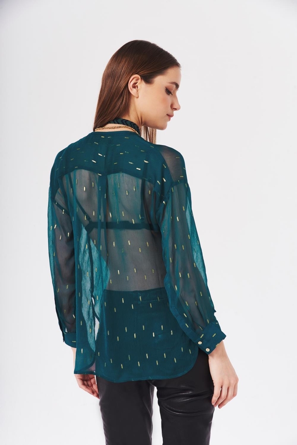 camisa makie lurex