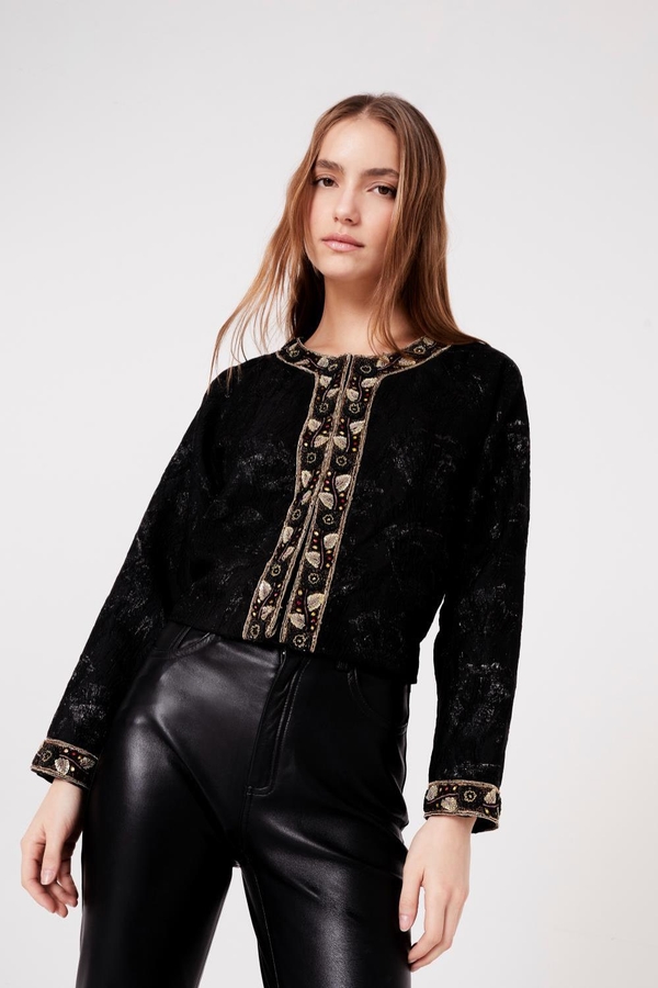 saco haru jacquard