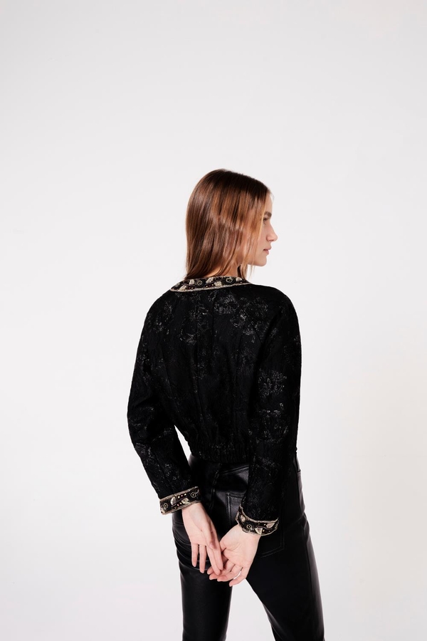 saco haru jacquard