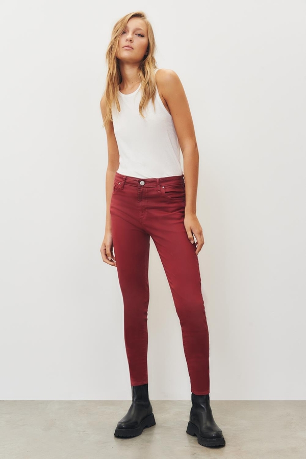 jean slim satin bungury