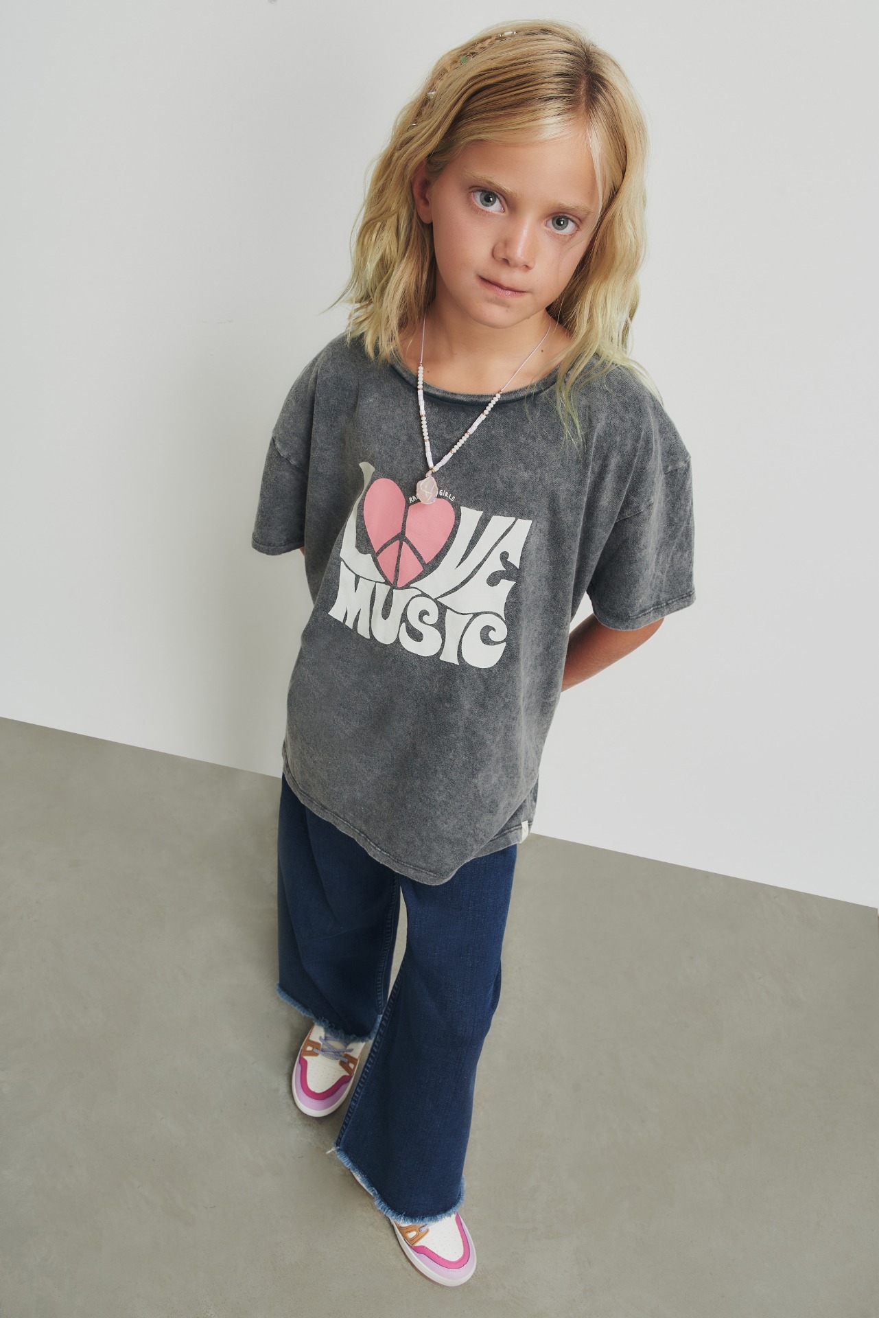 remera love music girls