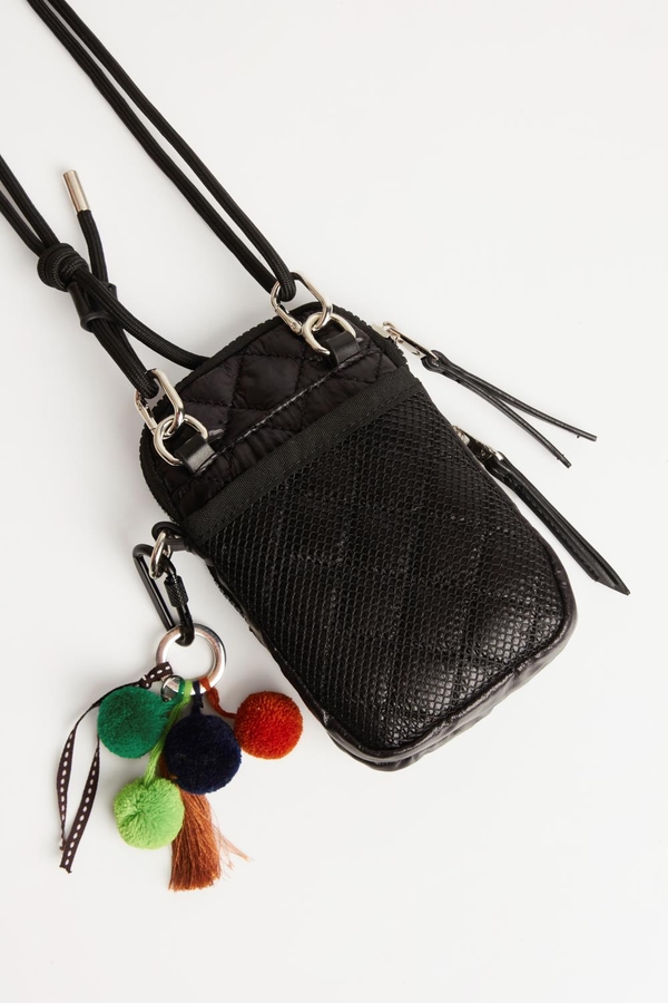 cartera haji matelasse rafia